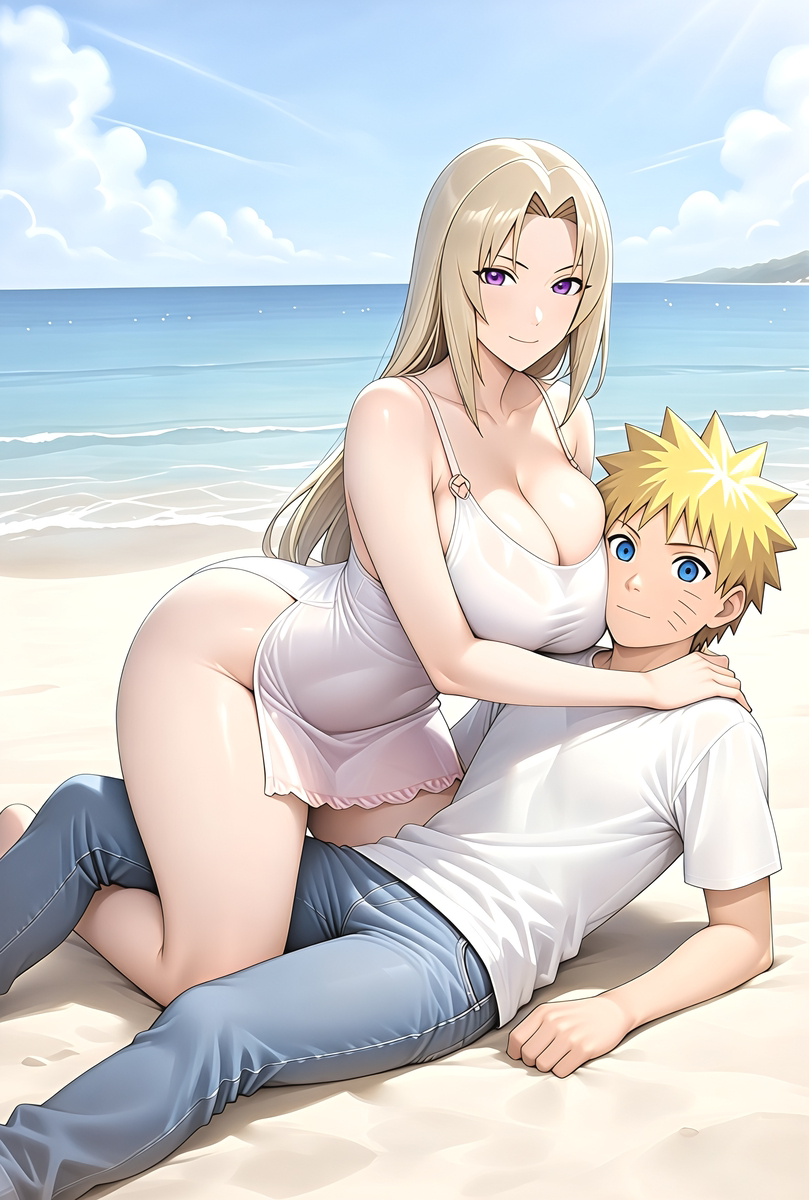 Tsunade & Naruto 16-pixiv插画-作品交流服务