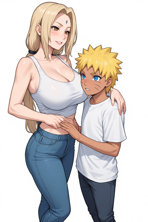 Tsunade & Naruto 19-pixiv插画-作品交流服务