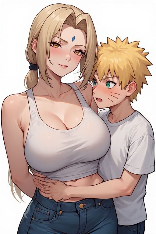 Tsunade & Naruto 19-pixiv插画-作品交流服务