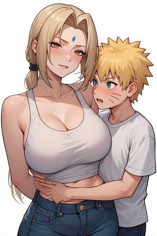 Tsunade & Naruto 19-pixiv插画-作品交流服务