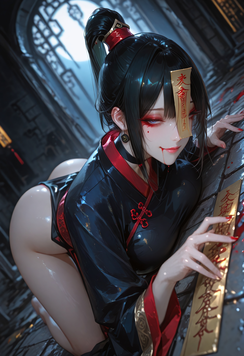 古庙女尸-pixiv插画-作品交流服务