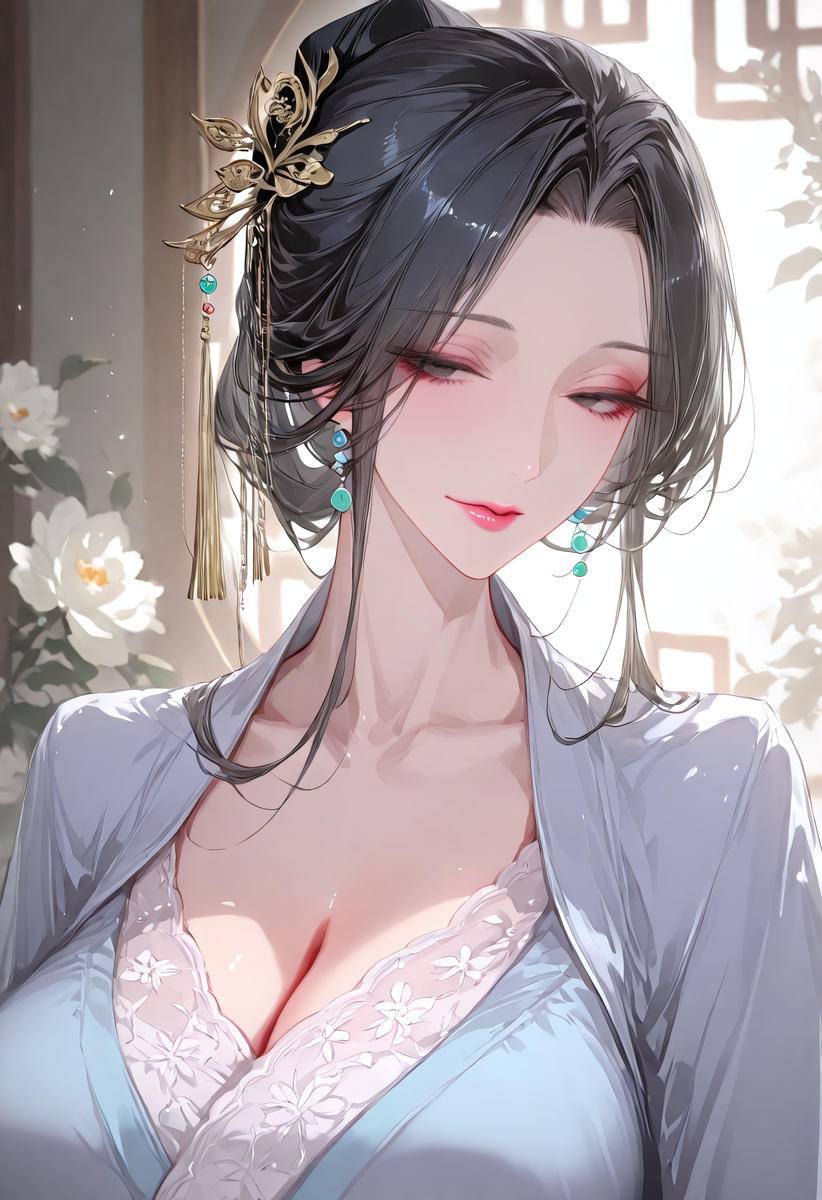 古风熟女②-pixiv插画-作品交流服务