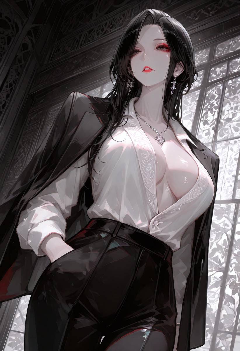 群友点菜三十——女总裁-pixiv插画-作品交流服务