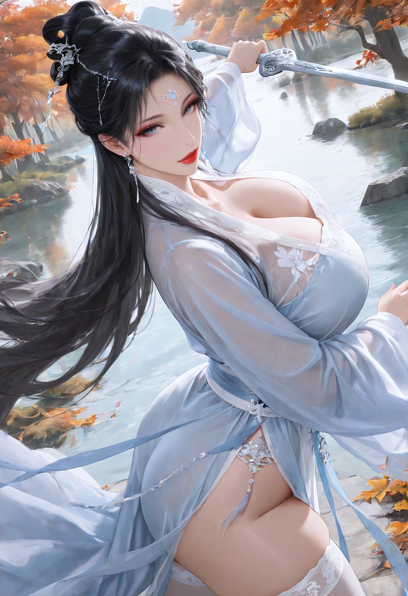 女剑仙-pixiv插画-作品交流服务