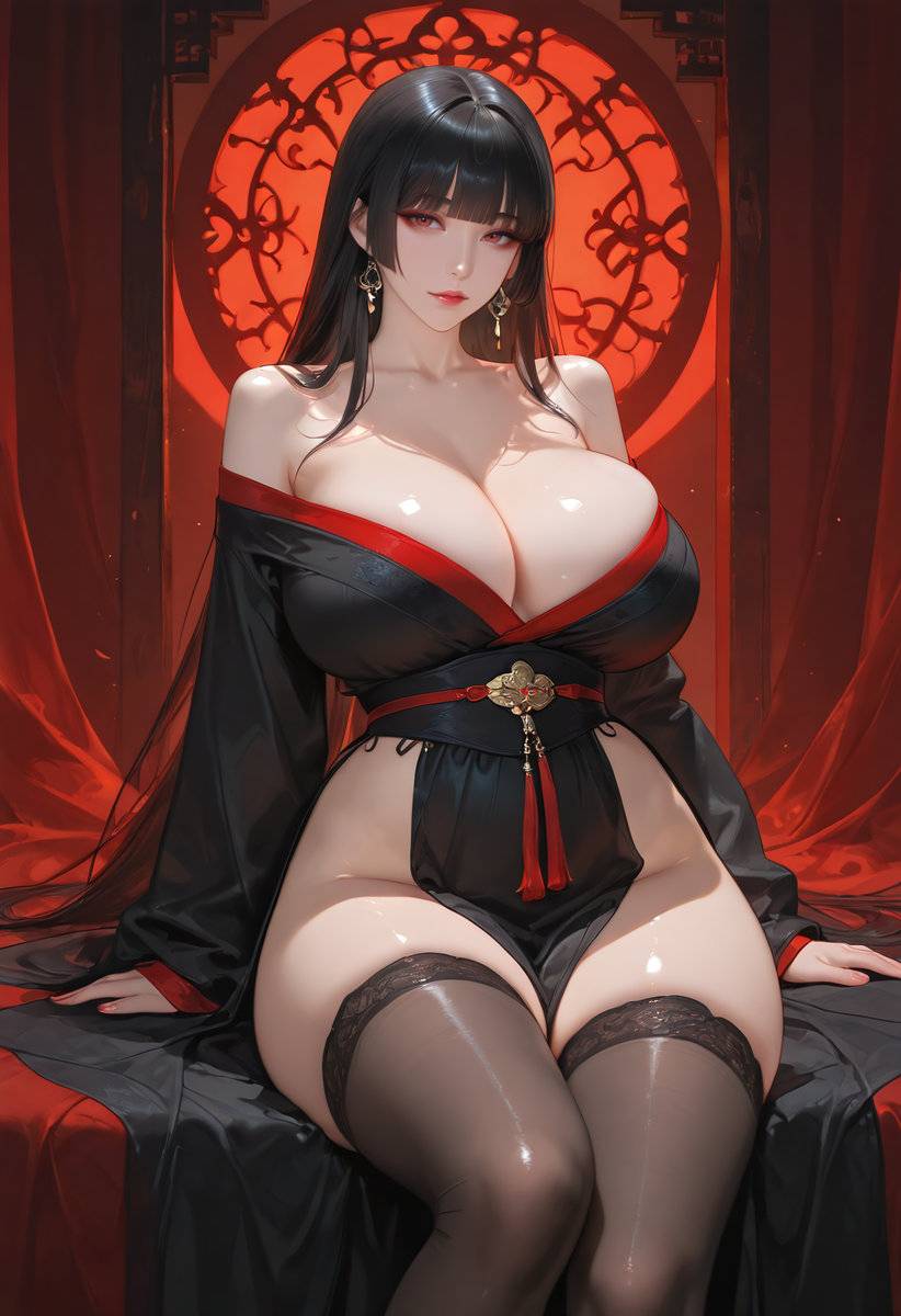 朱灯摇曳，吾心如影-pixiv插画-作品交流服务