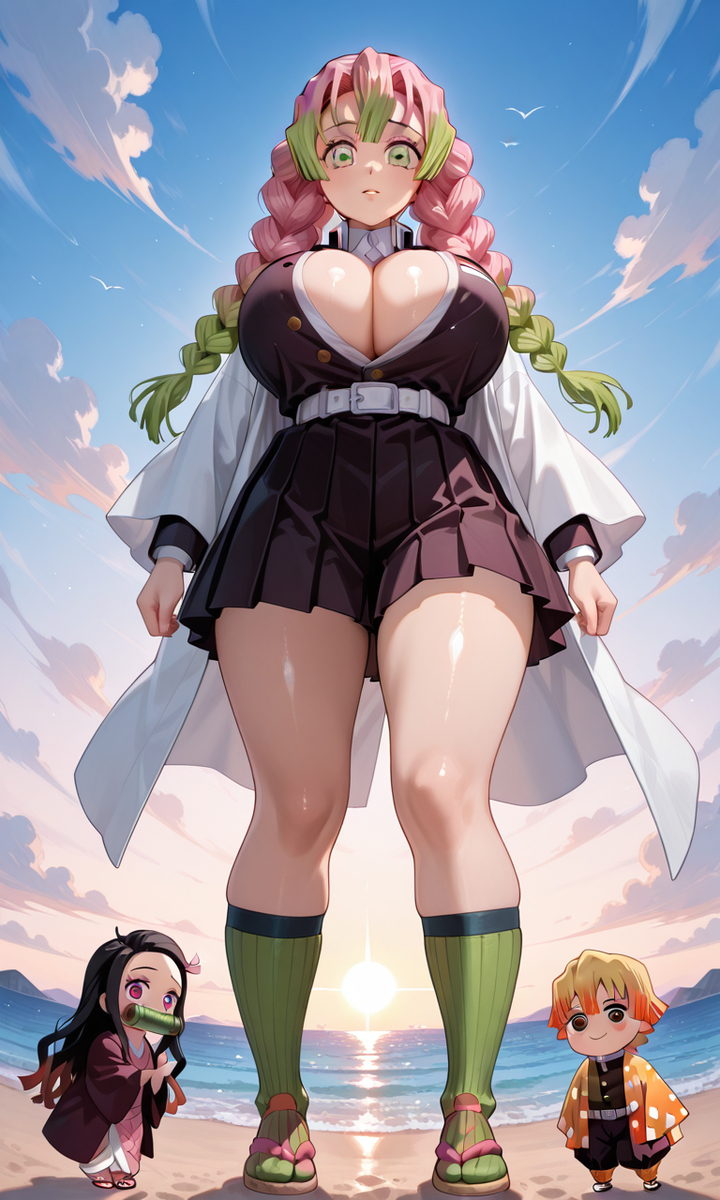 甘露寺蜜璃 かんろじみつり Kanroji Mitsuri-pixiv插画-作品交流服务