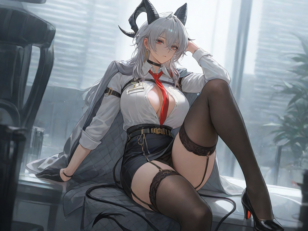 Zani at the office 🛡🧥⌚-pixiv插画-作品交流服务