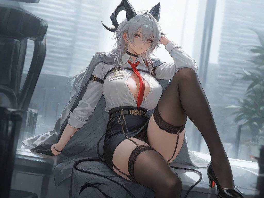 Zani at the office 🛡🧥⌚-pixiv插画-作品交流服务
