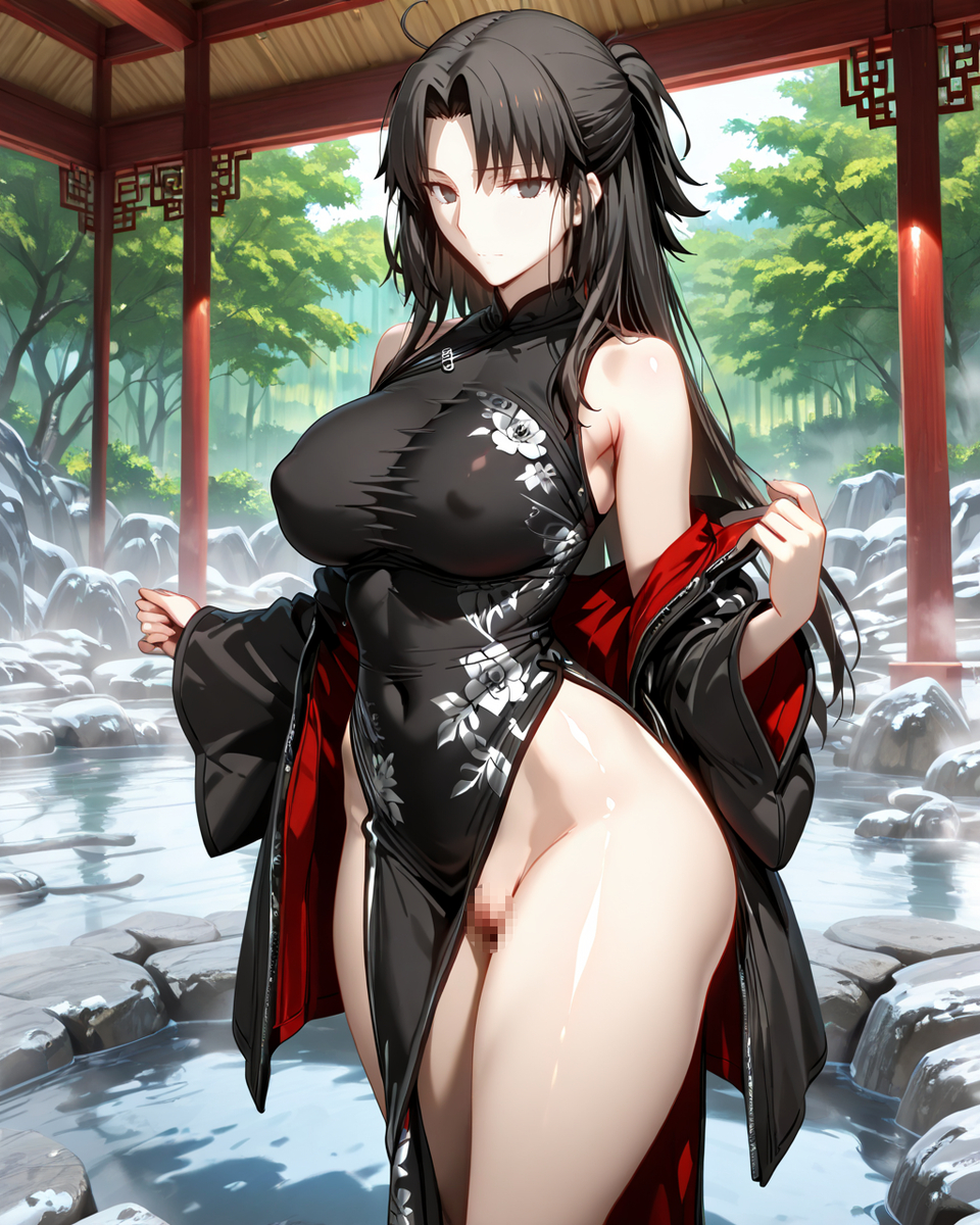 两仪式_旗袍！-pixiv插画-作品交流服务