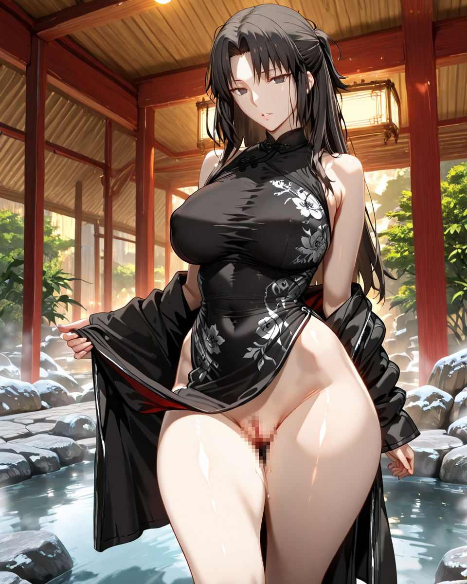 两仪式_旗袍！-pixiv插画-作品交流服务