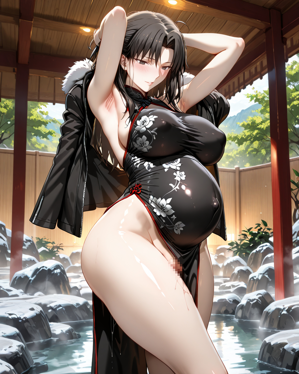 两仪式_旗袍！-pixiv插画-作品交流服务