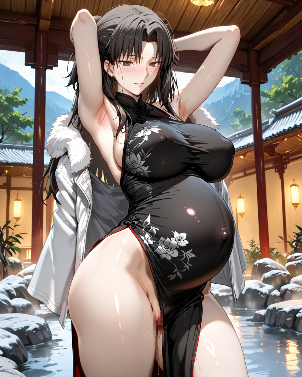 图片[5]-两仪式_旗袍！-pixiv插画-作品交流服务