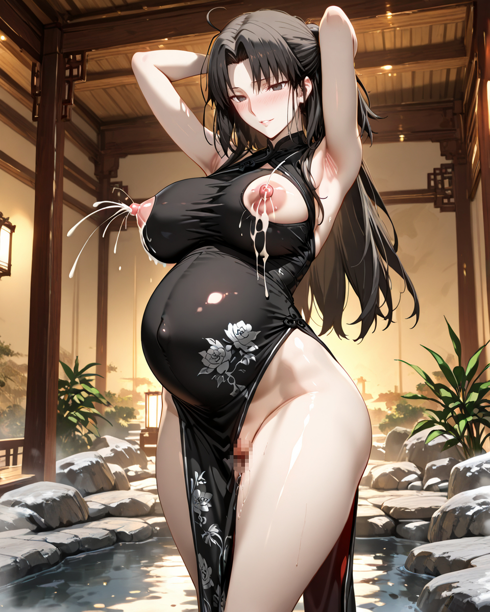 图片[7]-两仪式_旗袍！-pixiv插画-作品交流服务