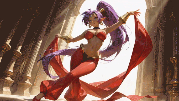 Shantae - Belly dancer-pixiv插画-作品交流服务