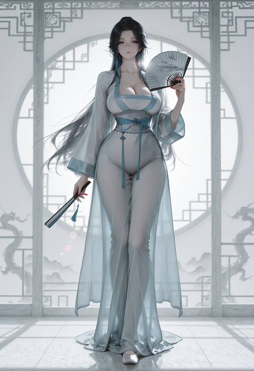 上清宫：太上长老：裴雨涵-pixiv插画-作品交流服务