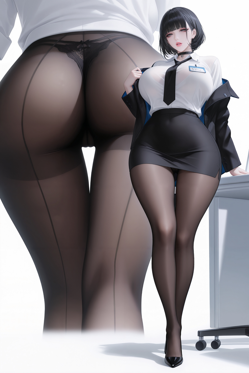 姐姐OL-pixiv插画-作品交流服务