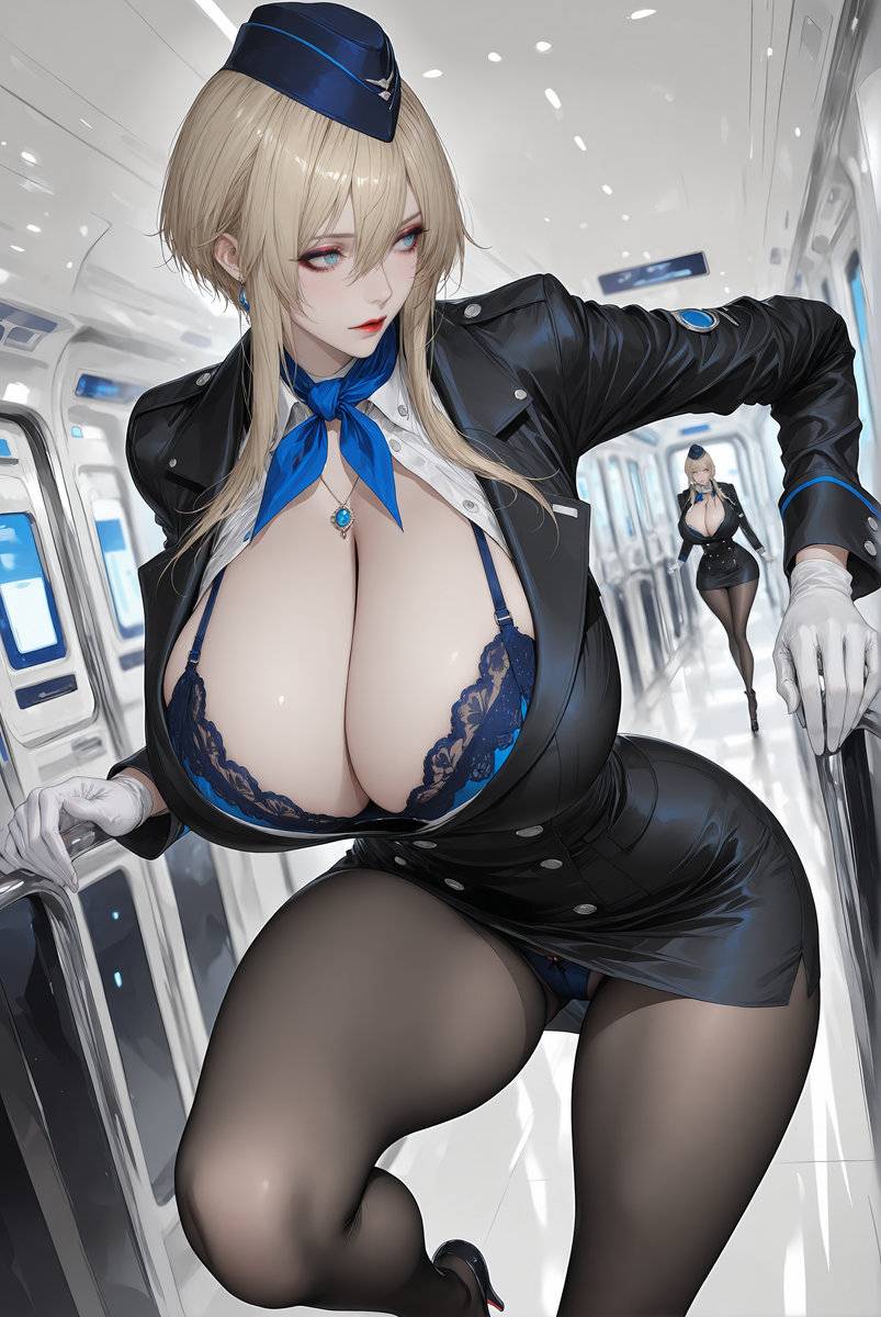 空乘姐姐-pixiv插画-作品交流服务