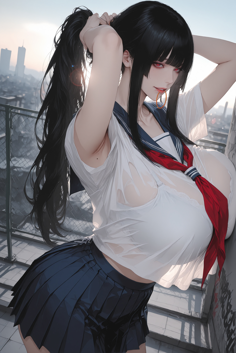 姐姐-pixiv插画-作品交流服务