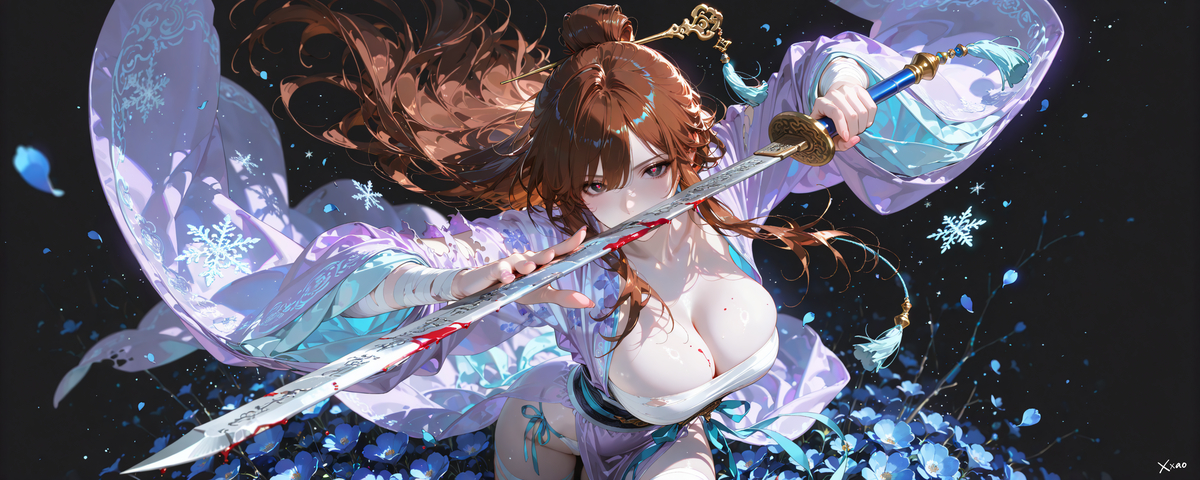 雪华剑影-pixiv插画-作品交流服务