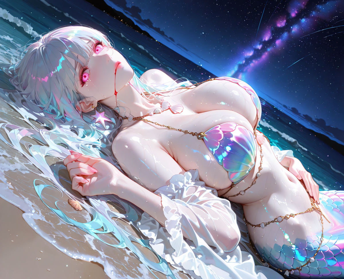 图片[5]-钓到一条美人鱼，抱回家-pixiv插画-作品交流服务