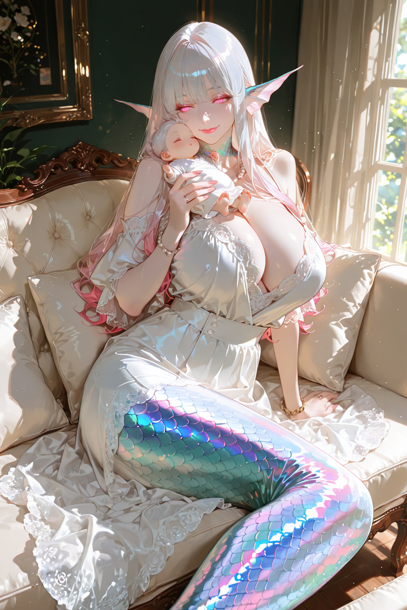 美人鱼 Ⅲ-pixiv插画-作品交流服务