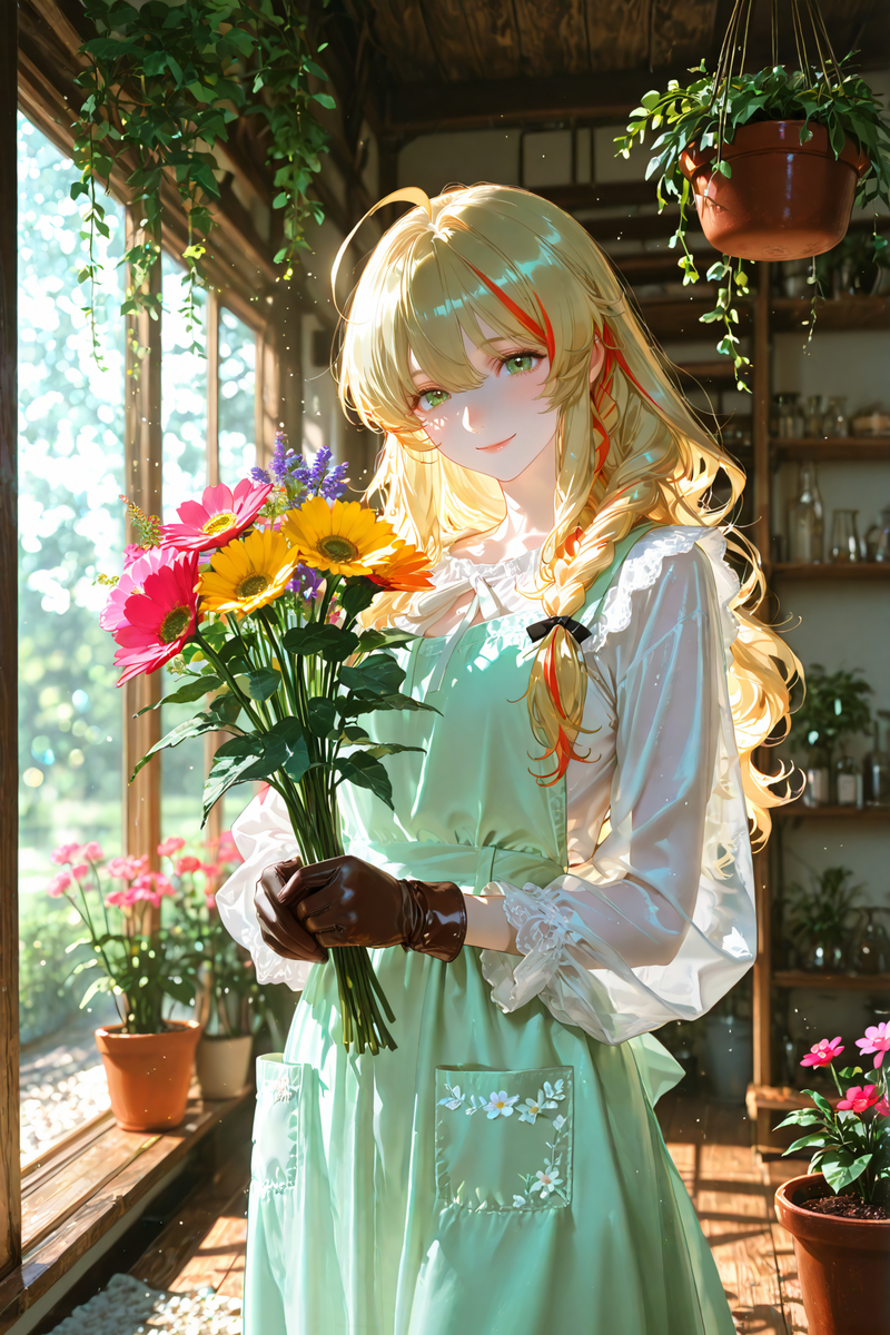 花店妹妹-pixiv插画-作品交流服务