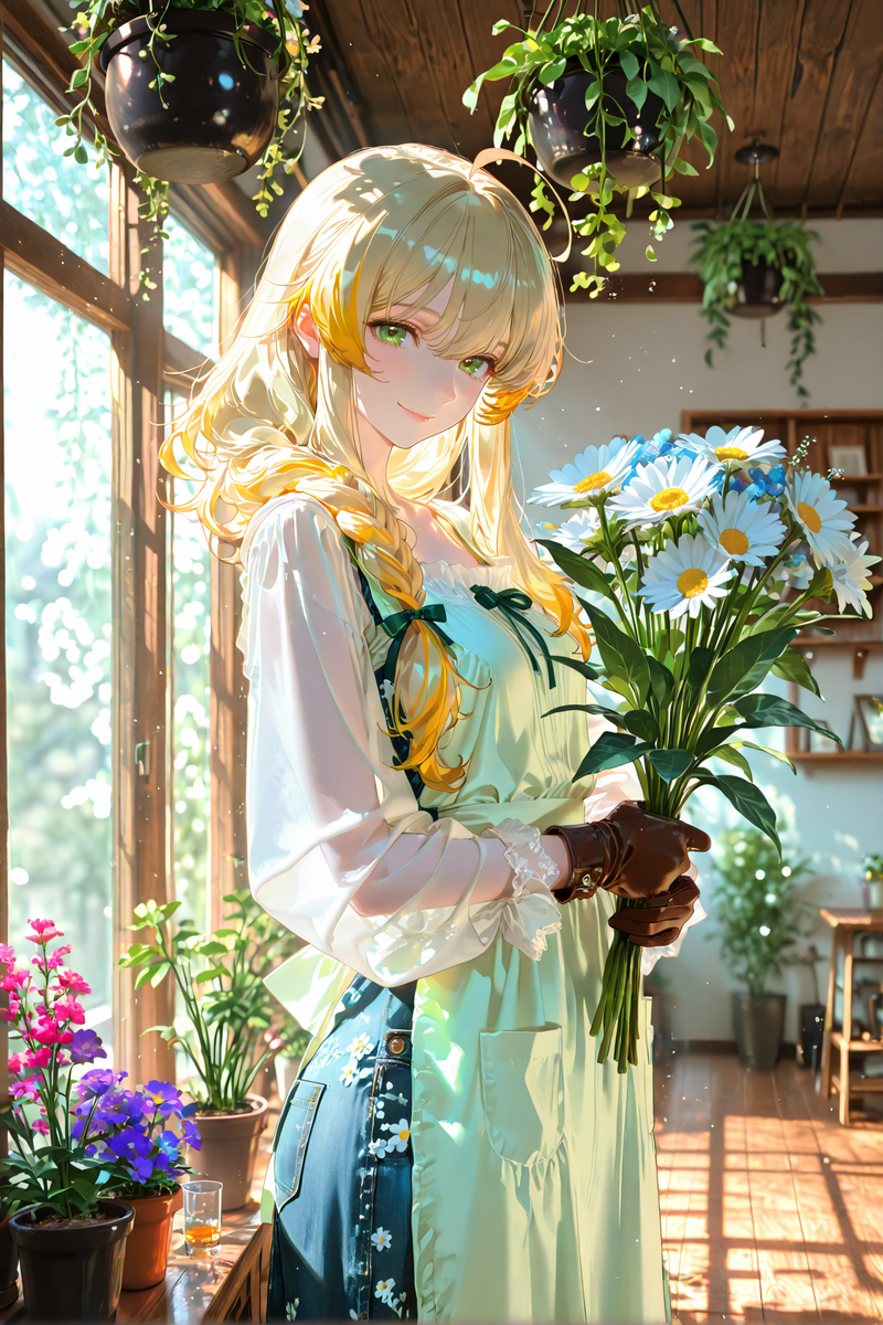 花店妹妹-pixiv插画-作品交流服务