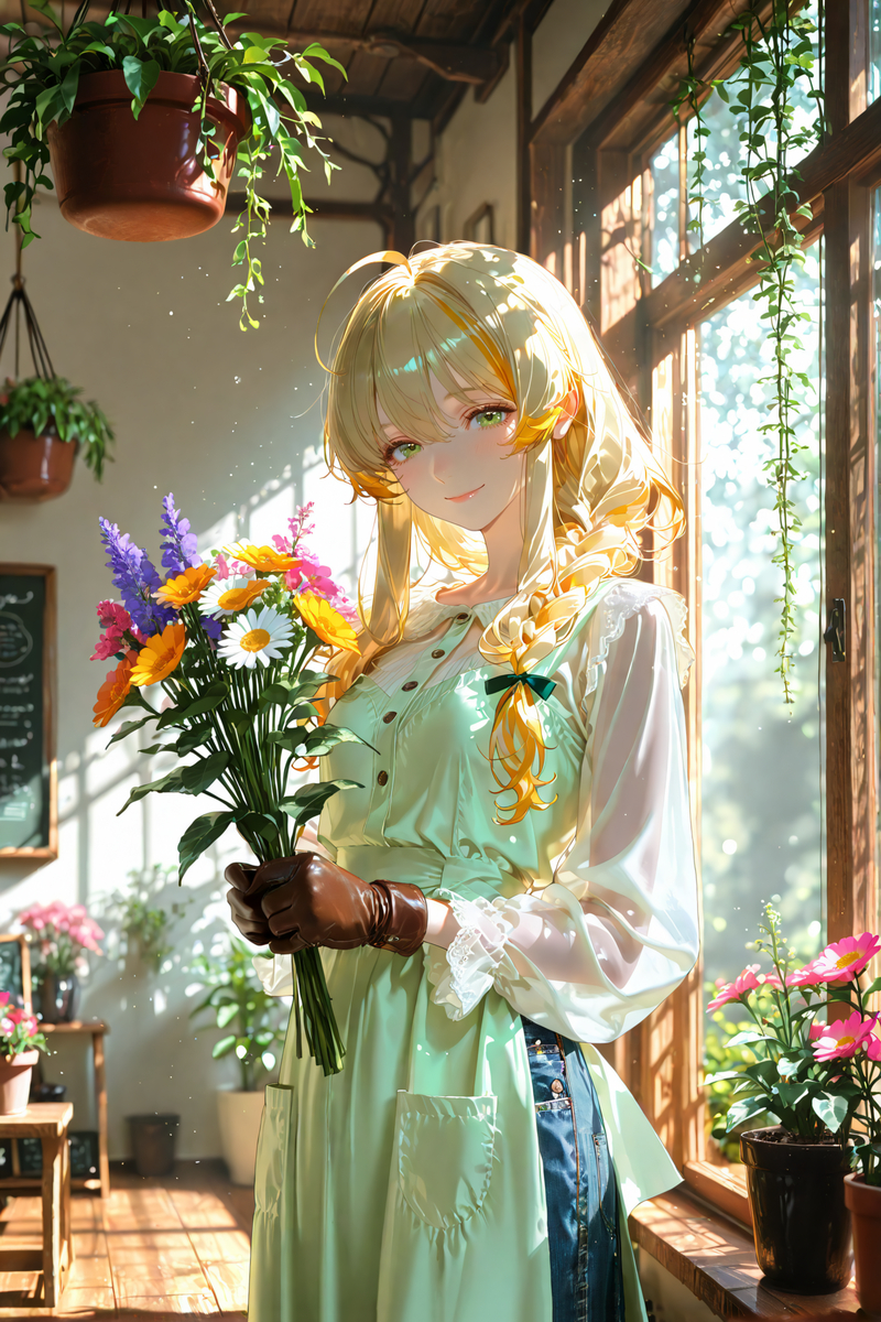 花店妹妹-pixiv插画-作品交流服务