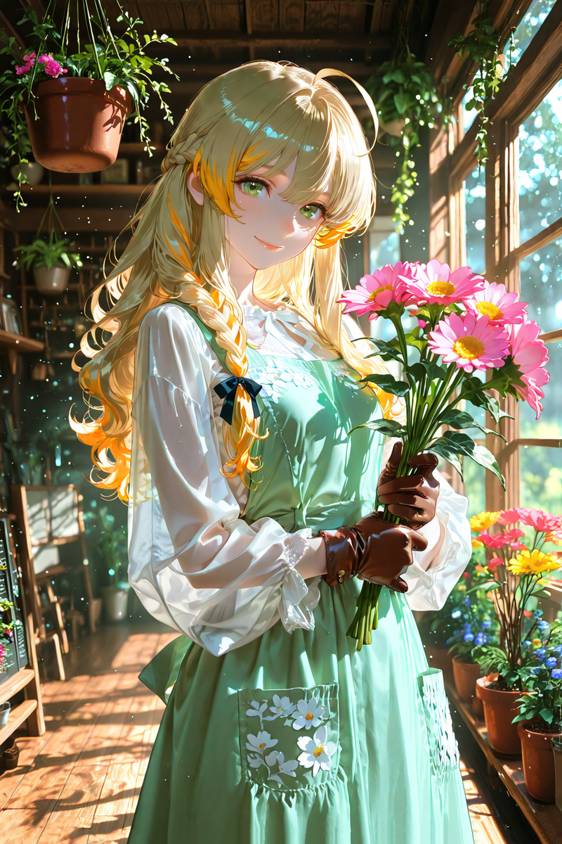 花店妹妹-pixiv插画-作品交流服务