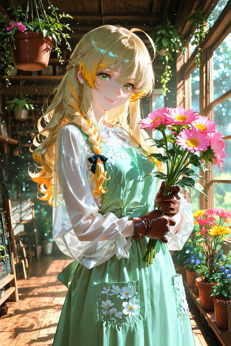 花店妹妹-pixiv插画-作品交流服务