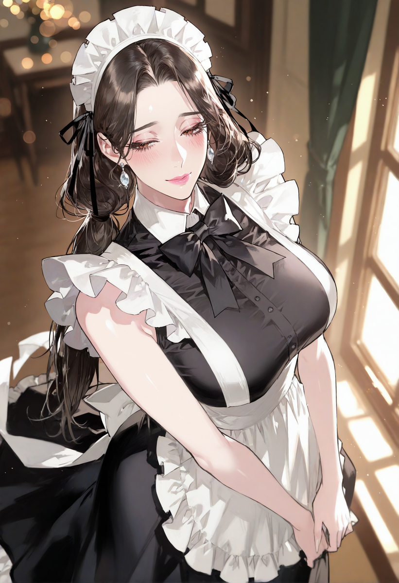 女仆-pixiv插画-作品交流服务