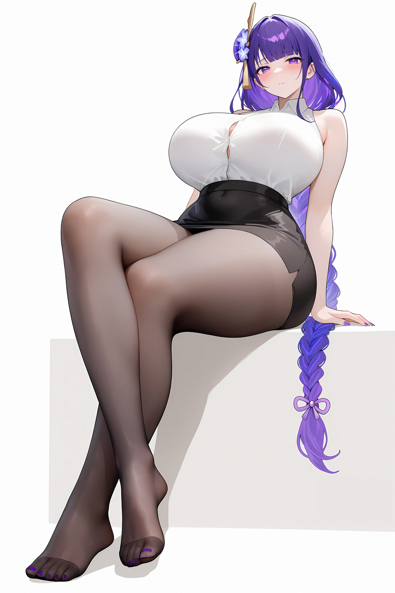 雷電将軍-pixiv插画-作品交流服务