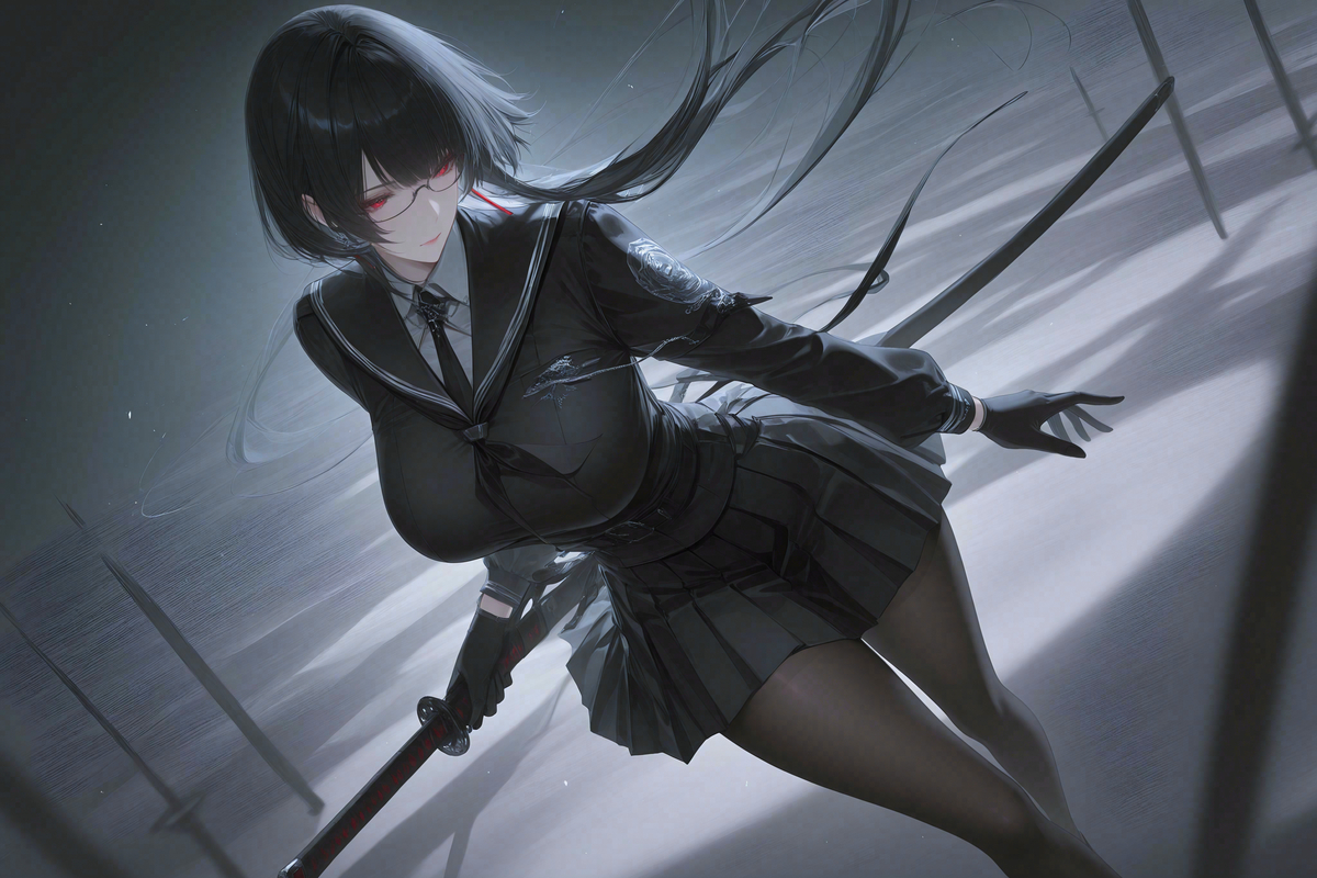 JK剑客-pixiv插画-作品交流服务