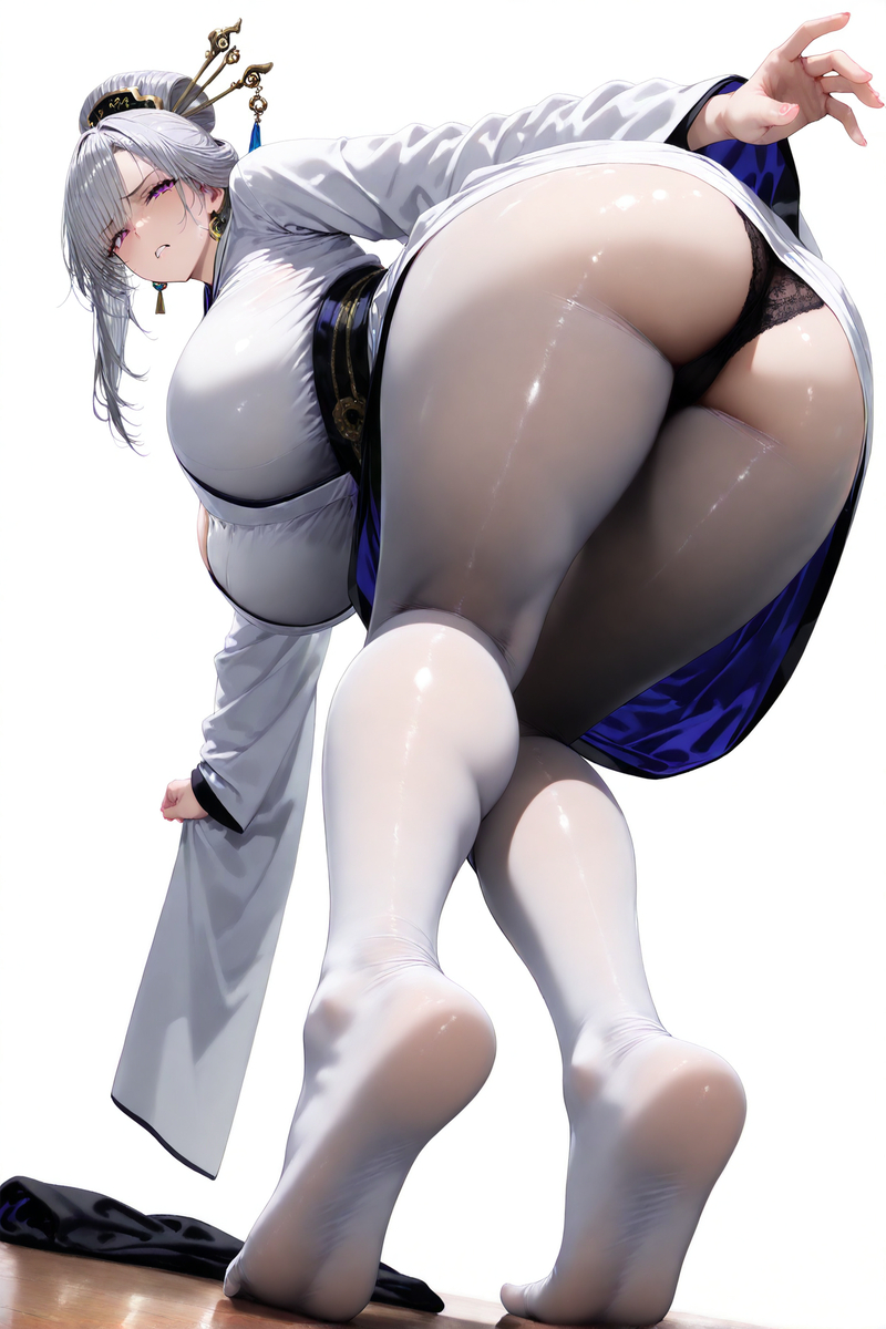 仙子师尊（白丝版）-pixiv插画-作品交流服务