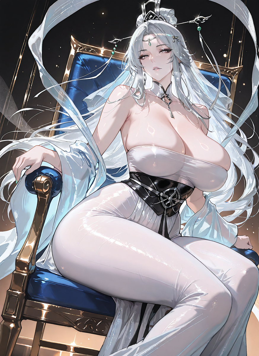 清冷仙子-pixiv插画-作品交流服务