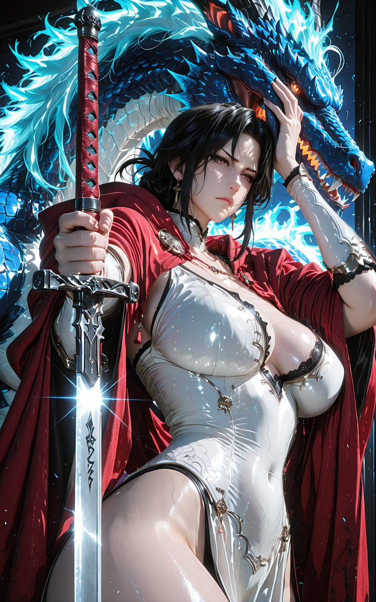 女剑士（好就是大）-pixiv插画-作品交流服务