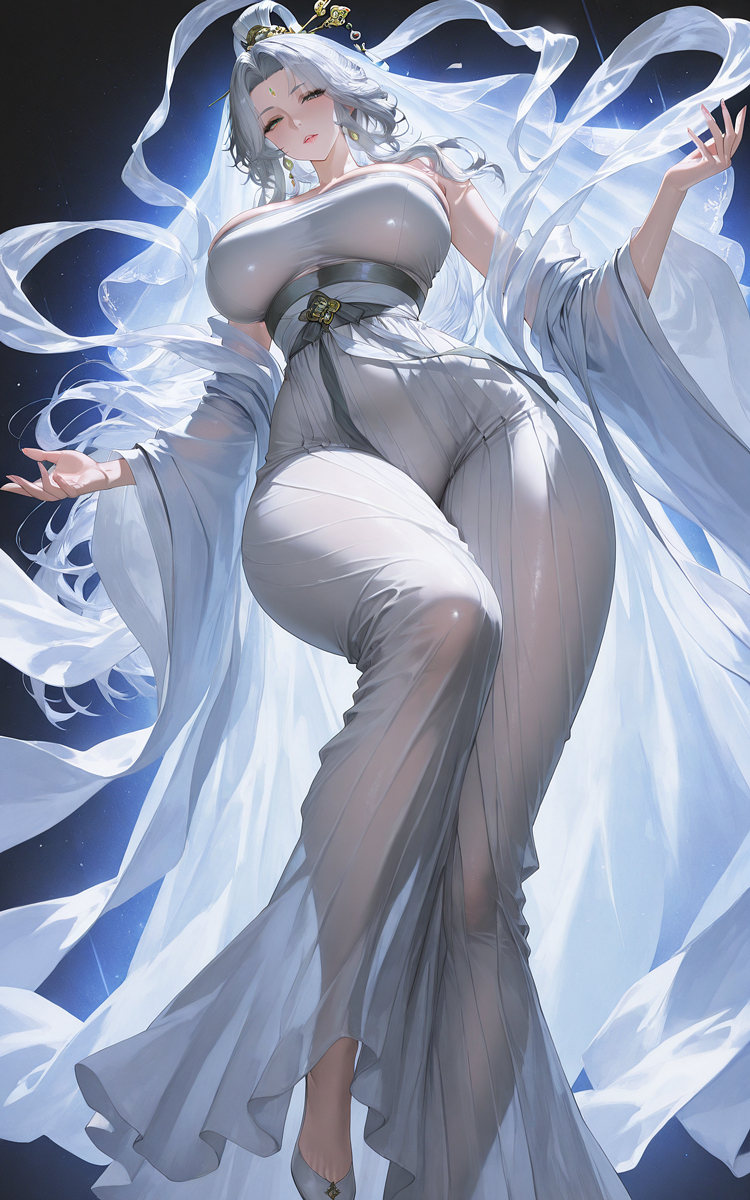 清冷仙子-pixiv插画-作品交流服务