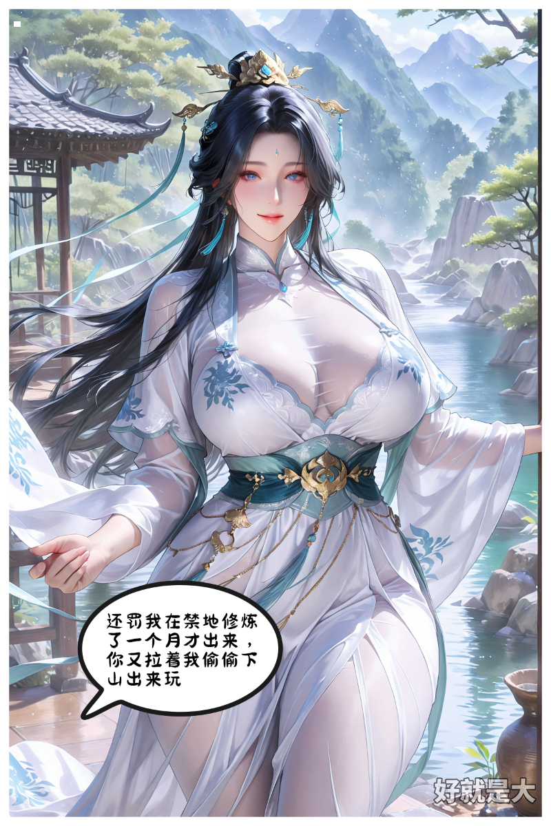 图片[5]-和大师姐一起下山游玩-pixiv插画-作品交流服务