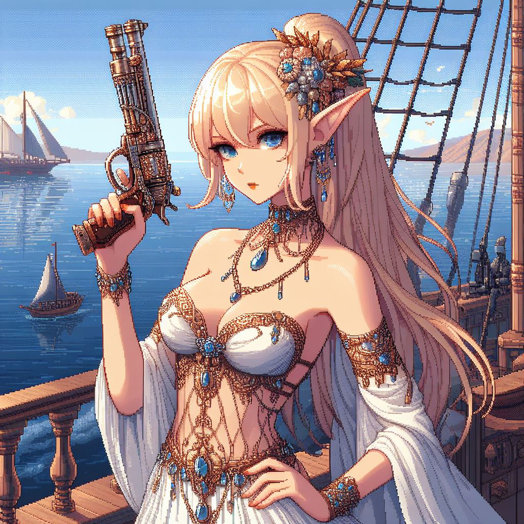 Elven Pirate-pixiv插画-作品交流服务