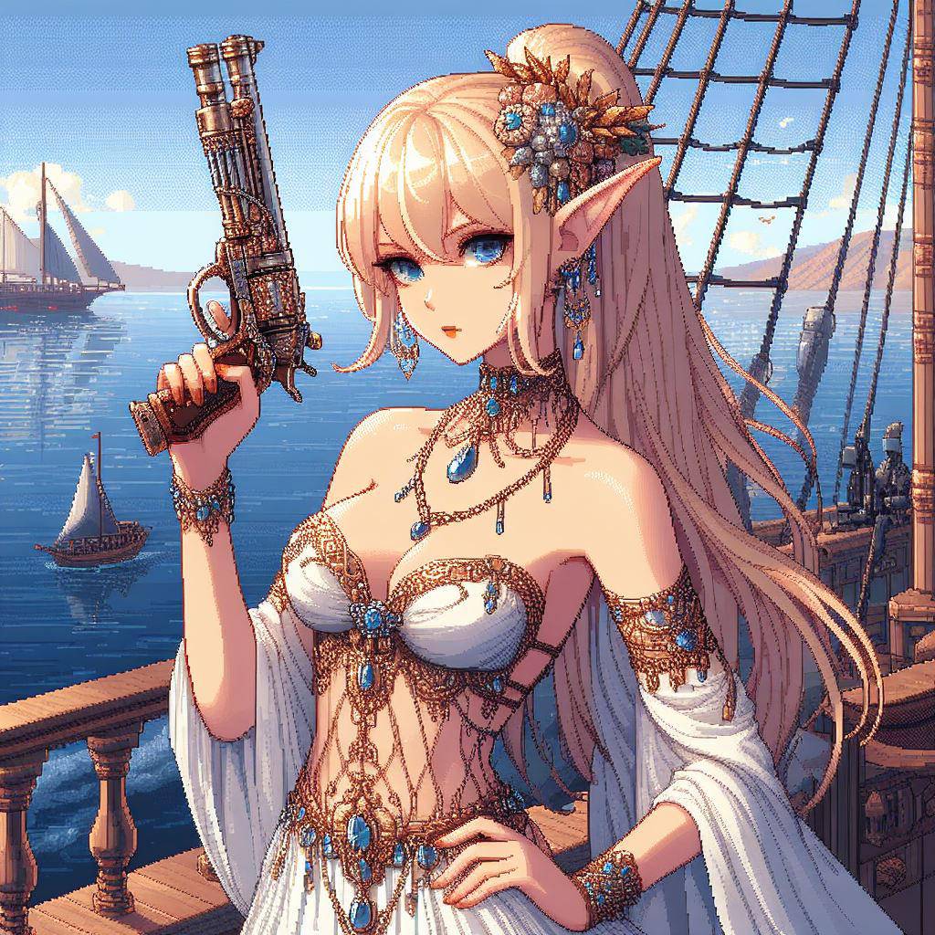 Elven Pirate-pixiv插画-作品交流服务