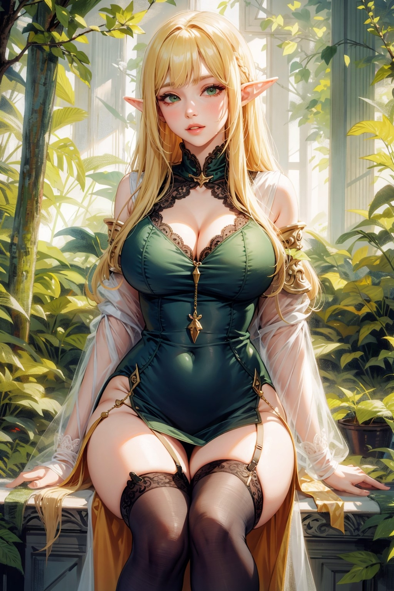 Anime elf-pixiv插画-作品交流服务