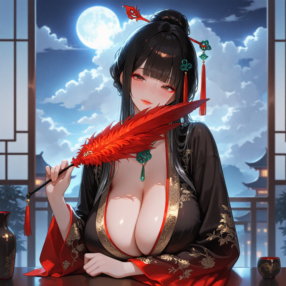 青楼遊月-pixiv插画-作品交流服务