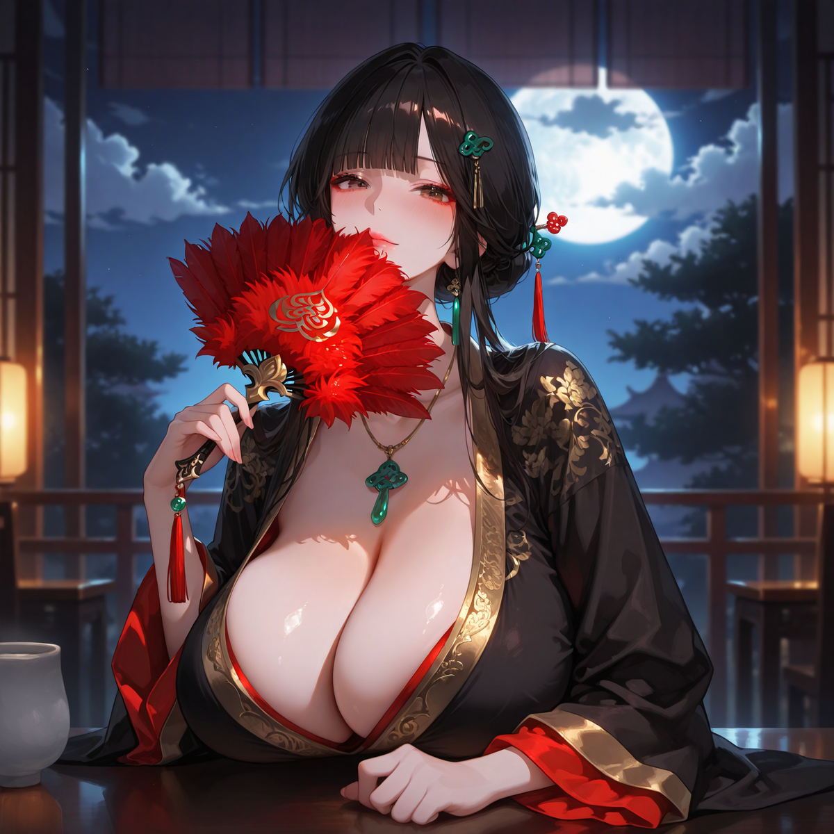 青楼遊月-pixiv插画-作品交流服务