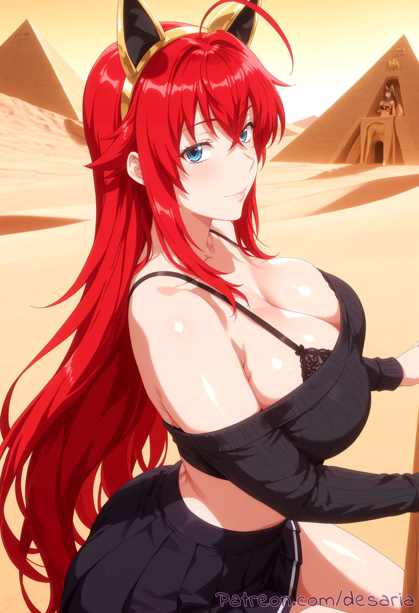 Rias Gremory from Highschool Dxd-pixiv插画-作品交流服务