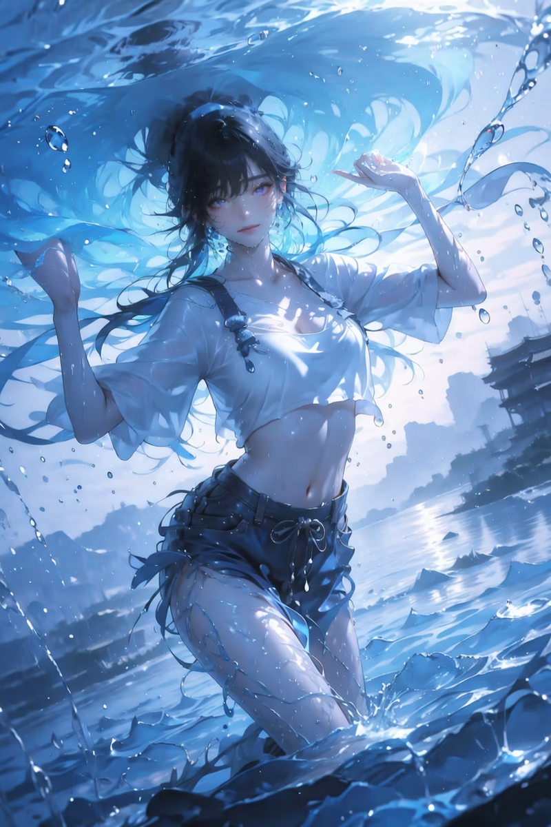 001水-pixiv插画-作品交流服务