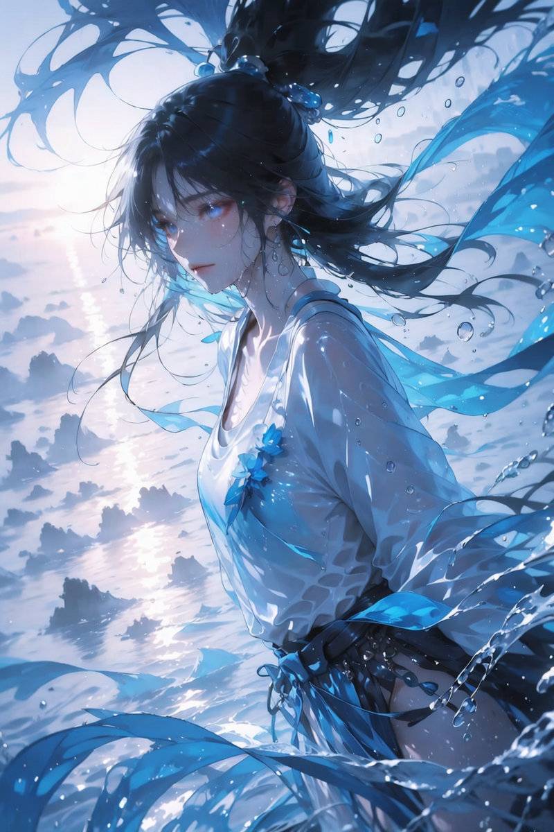 图片[7]-001水-pixiv插画-作品交流服务