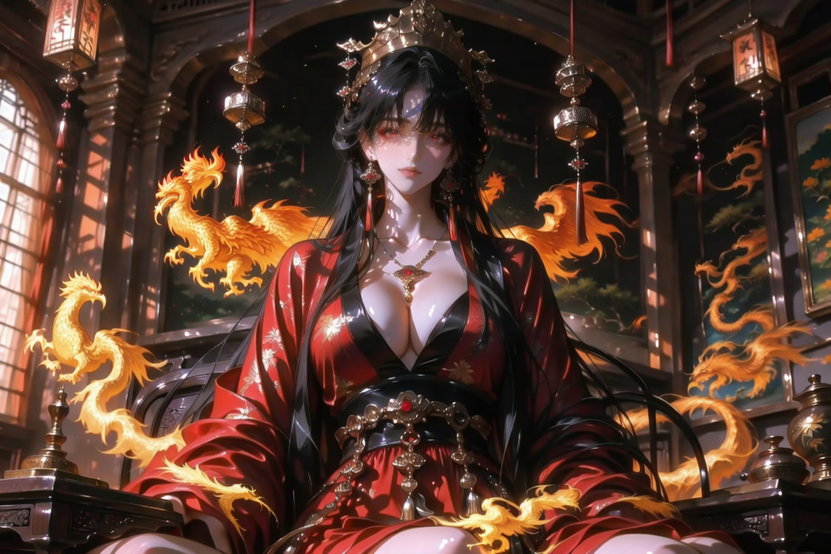 008骄阳女帝-pixiv插画-作品交流服务