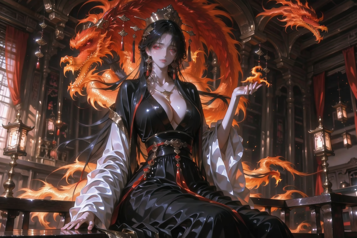 图片[11]-008骄阳女帝-pixiv插画-作品交流服务