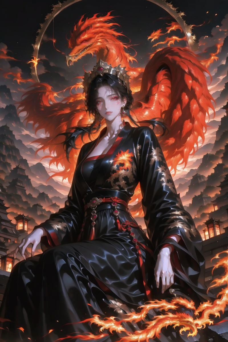 008骄阳女帝-pixiv插画-作品交流服务