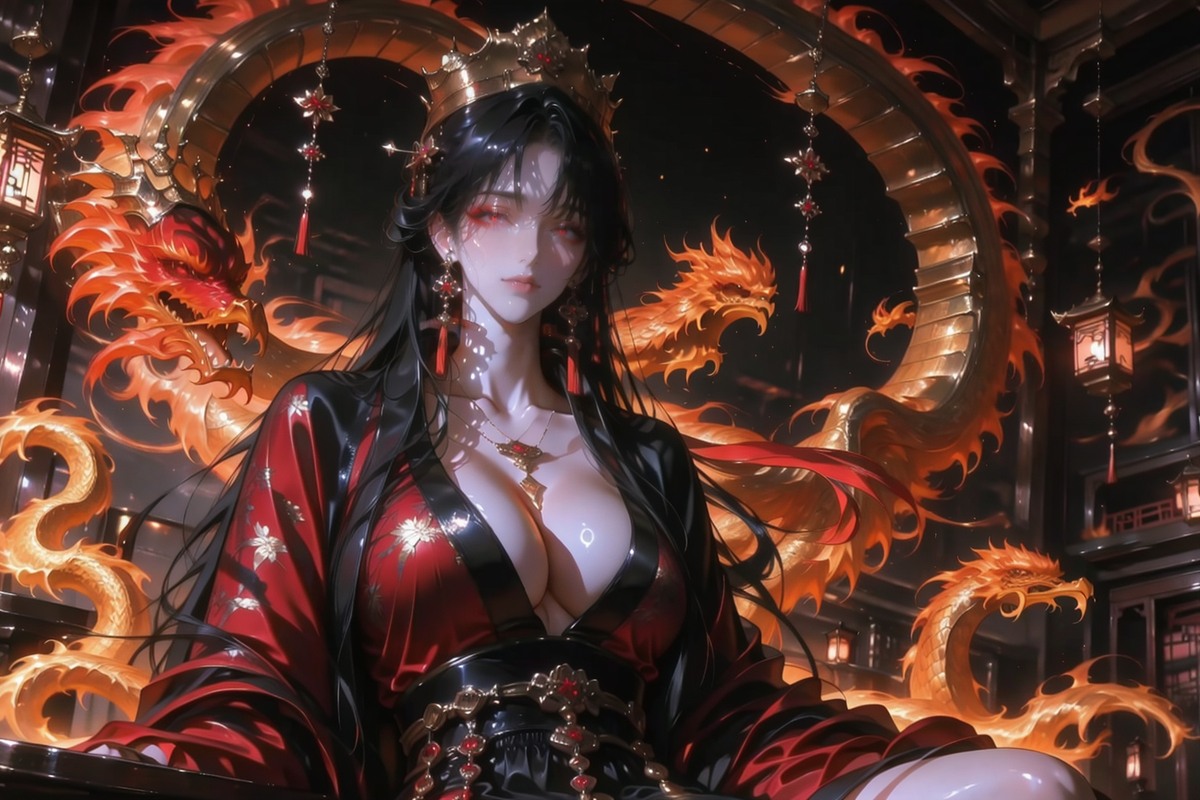 图片[6]-008骄阳女帝-pixiv插画-作品交流服务